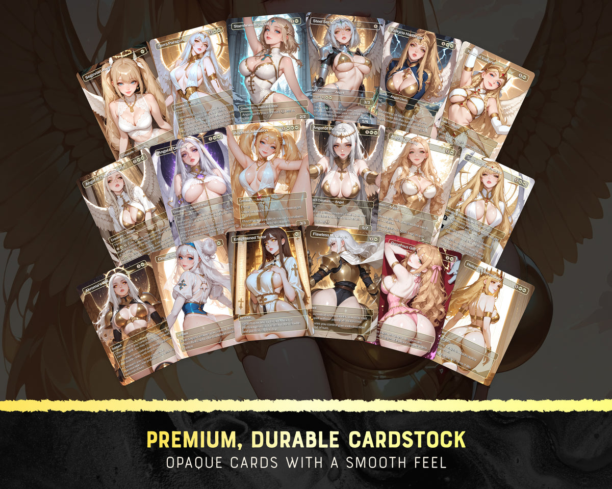 Angels Tribal waifu Commander proxy deck, presentation 07