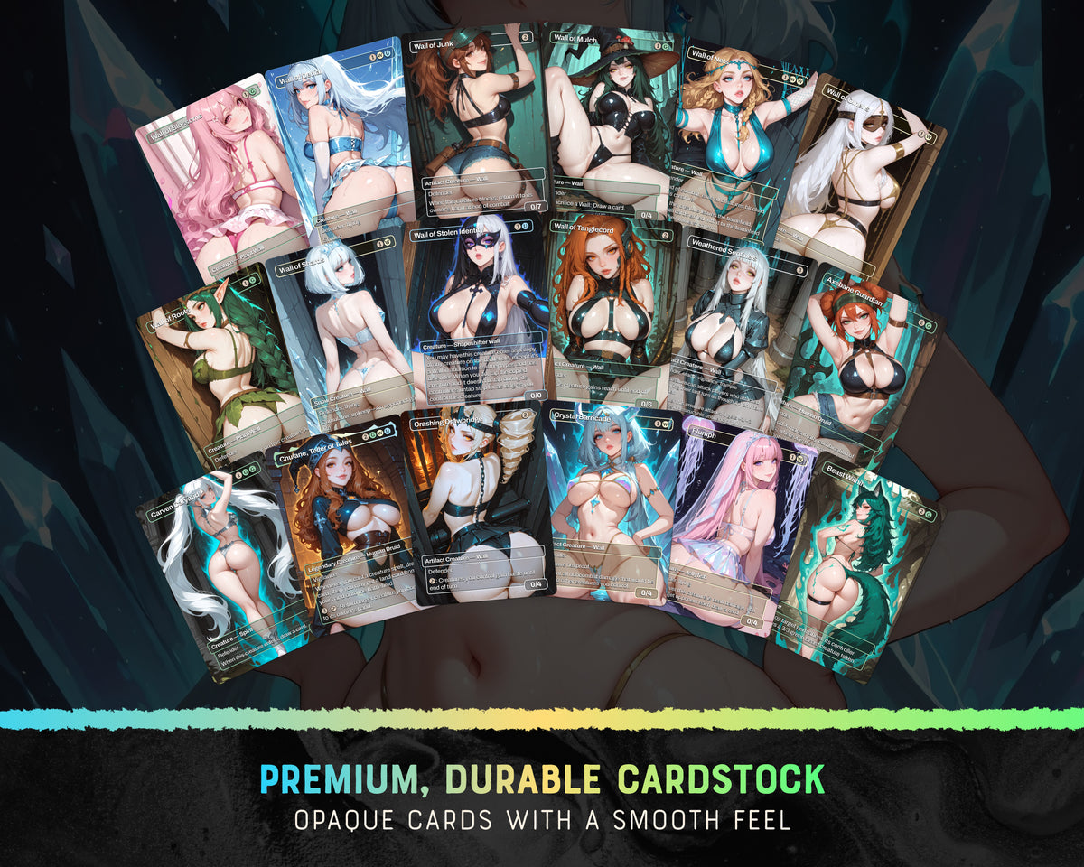 Arcades Defenders Arcades waifu Commander proxy deck, presentation 07