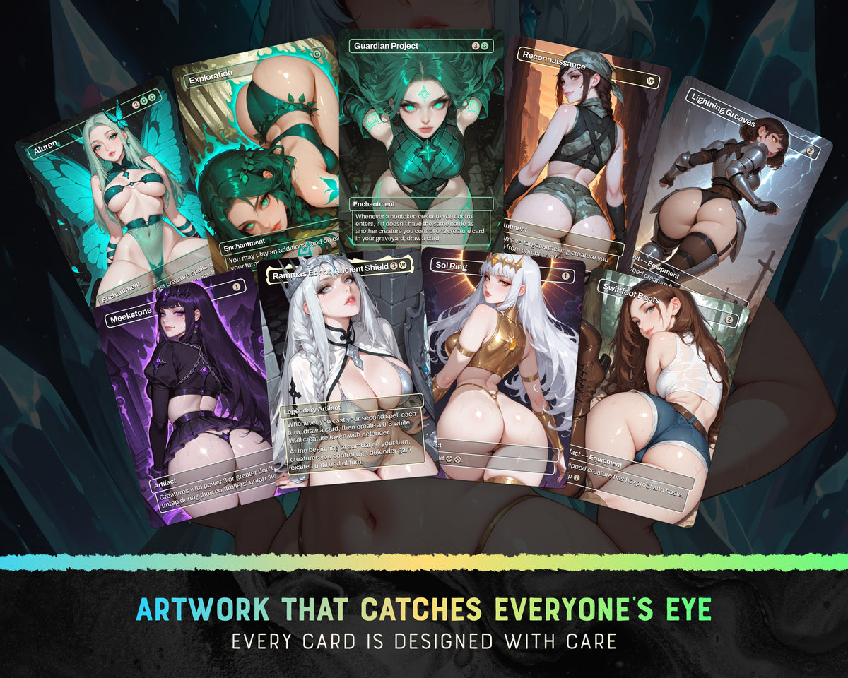 Arcades Defenders Arcades waifu Commander proxy deck, presentation 10