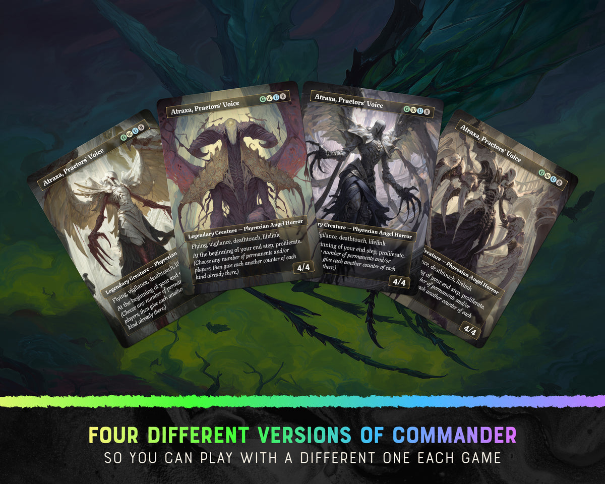 Atraxa Infect fantasy Commander proxy deck, presentation 03