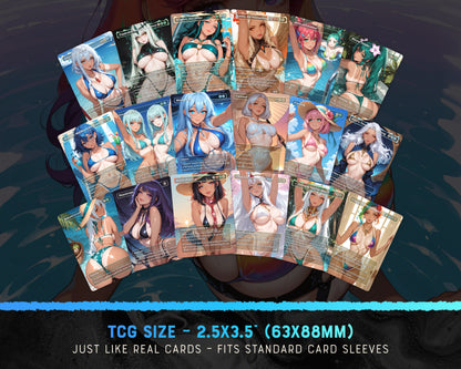 Beach Waifus Jodah waifu Commander proxy deck, presentation 09