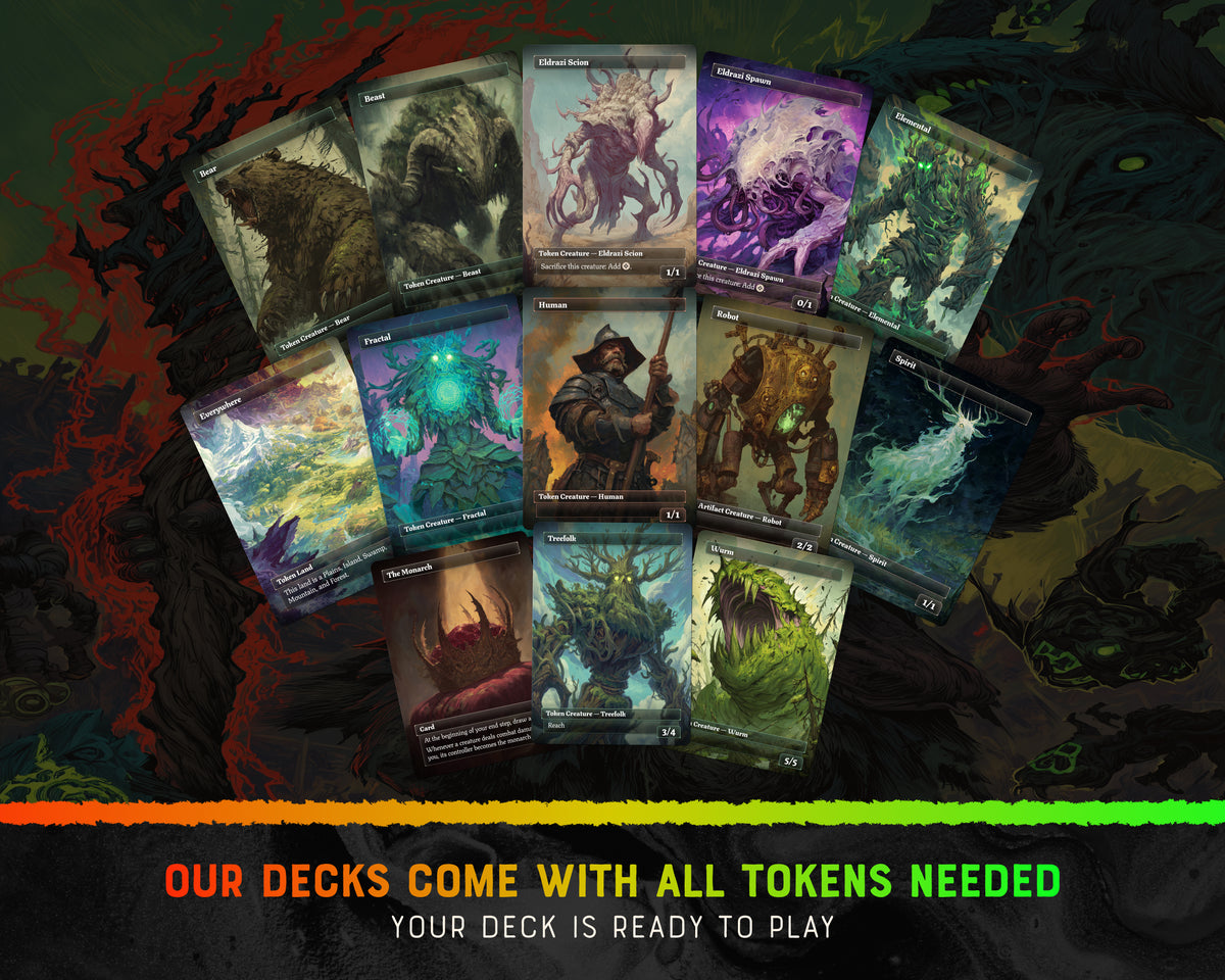 Bello Enchantments fantasy Commander proxy deck, presentation 04