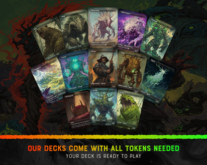Bello Enchantments fantasy Commander proxy deck, presentation 04