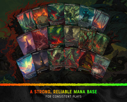 Bello Enchantments fantasy Commander proxy deck, presentation 12