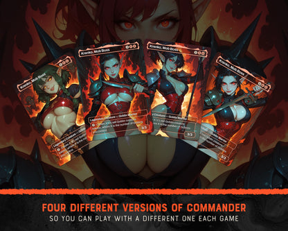 Goblin Tribal waifu Commander proxy deck, presentation 03