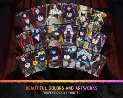 Goth Queens waifu Commander proxy deck, presentation 06