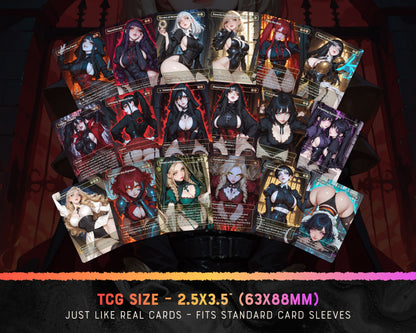 Goth Queens waifu Commander proxy deck, presentation 09