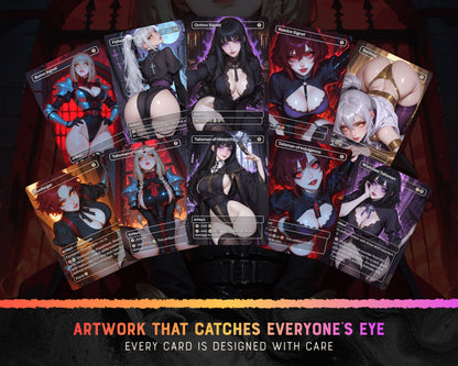 Goth Queens waifu Commander proxy deck, presentation 10