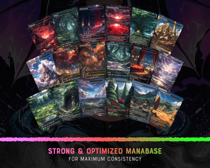 Henzie Skaters waifu Commander proxy deck, presentation 12