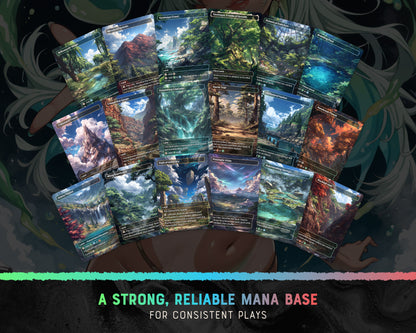 Jungle Explorers waifu Commander proxy deck, presentation 12
