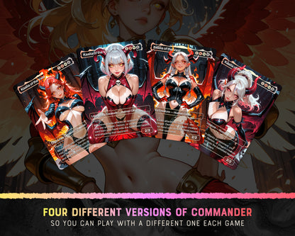 Kaalia War Queen waifu Commander proxy deck, presentation 03