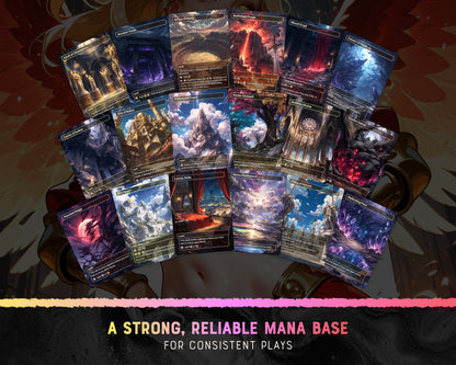 Kaalia War Queen waifu Commander proxy deck, presentation 12