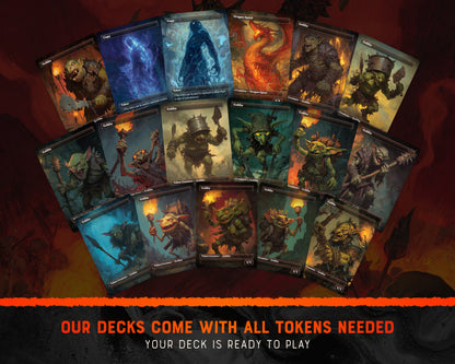 Krenko Goblins fantasy Commander proxy deck, presentation 04