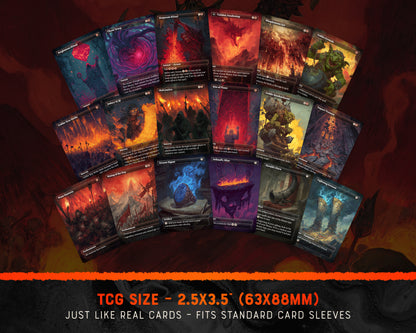 Krenko Goblins fantasy Commander proxy deck, presentation 09