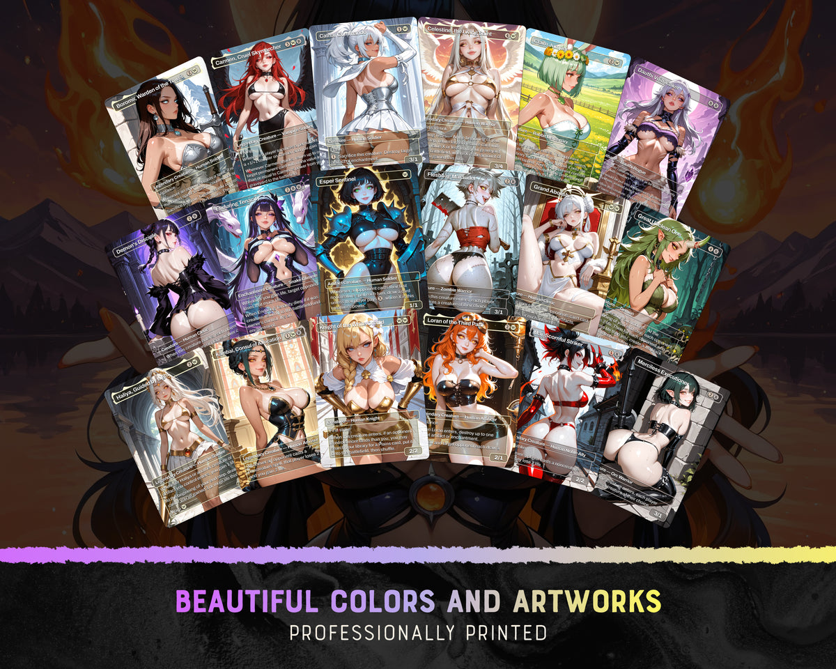 Liesa Twilight waifu Commander proxy deck, presentation 06