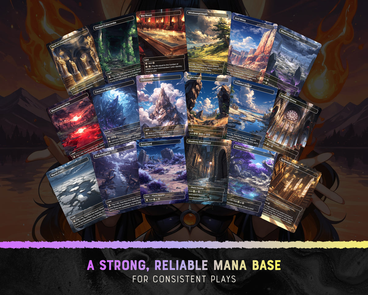 Liesa Twilight waifu Commander proxy deck, presentation 12