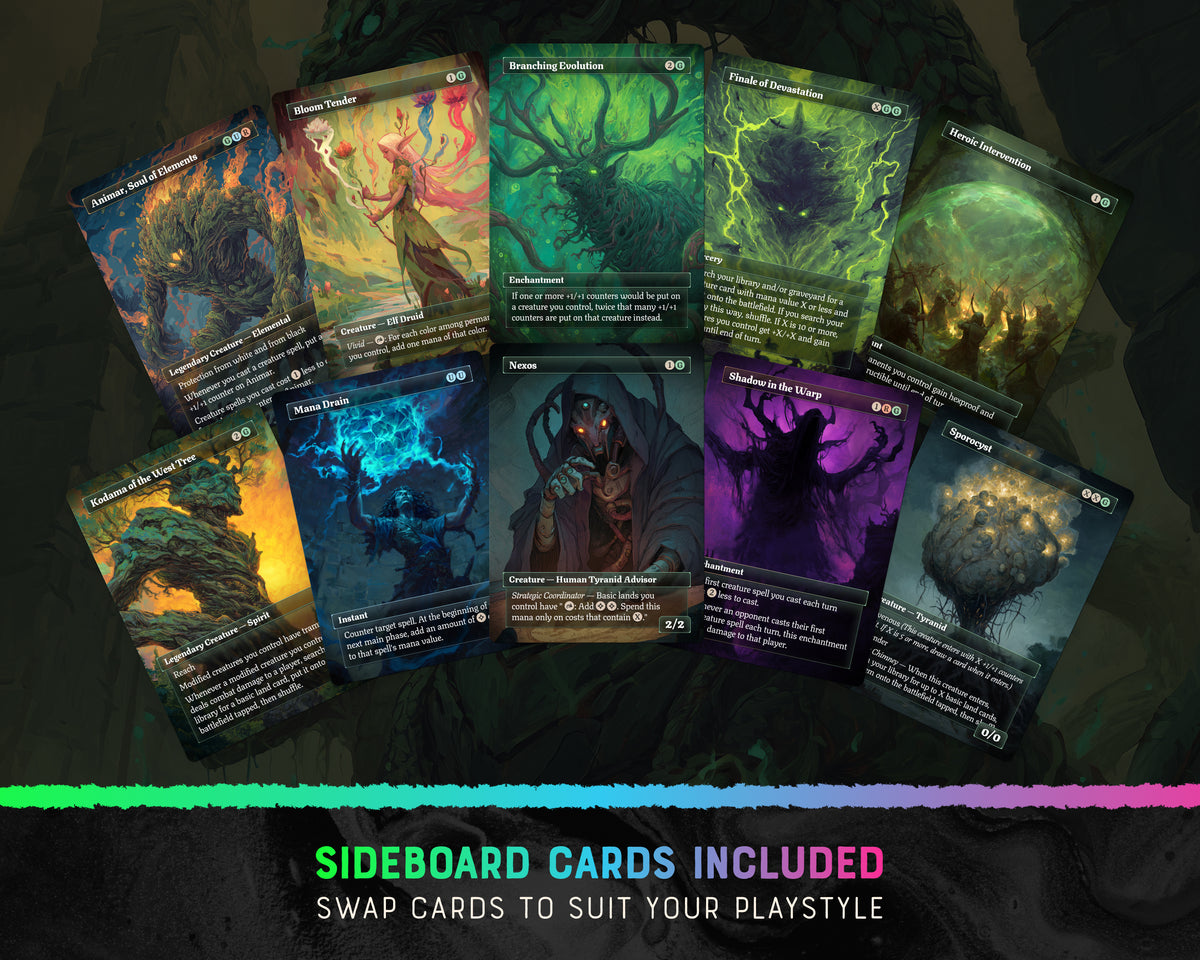 Lucea Kane Swarm fantasy Commander proxy deck, presentation 05