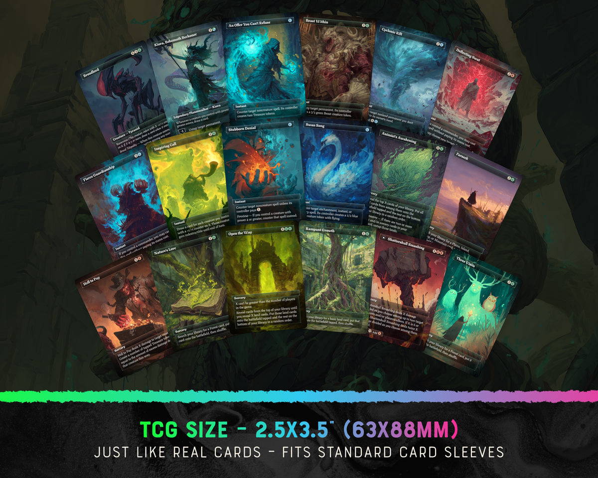 Lucea Kane Swarm fantasy Commander proxy deck, presentation 09