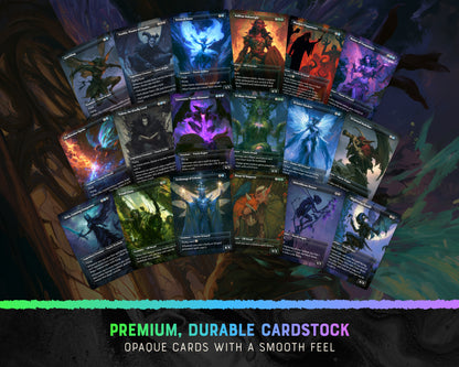 Maralen Faeries fantasy Commander proxy deck, presentation 07