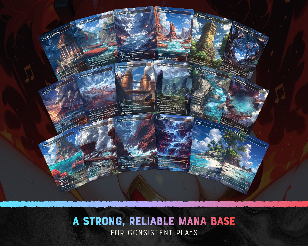 Otter Spellslinger waifu Commander proxy deck, presentation 12