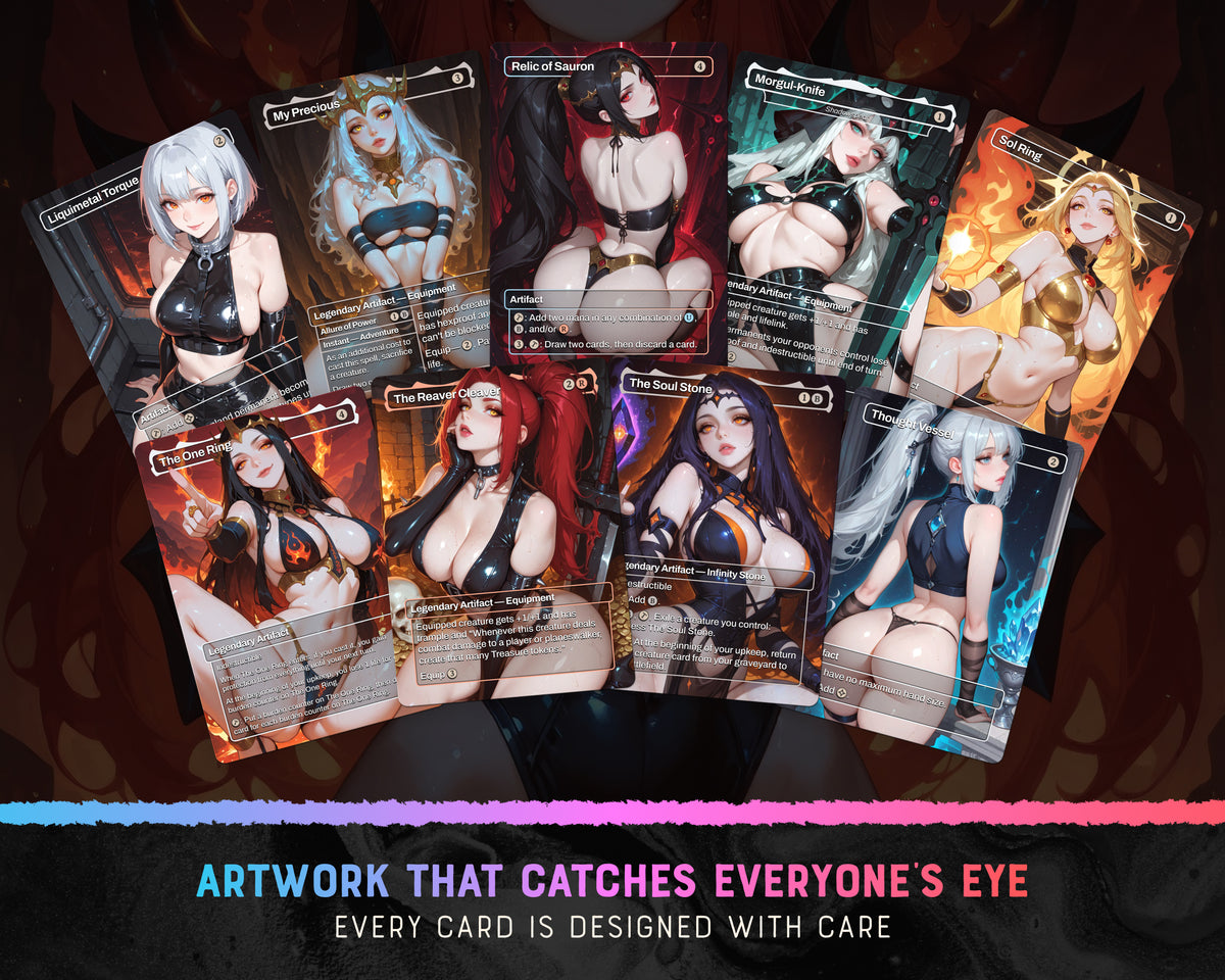 Queen Sauron waifu Commander proxy deck, presentation 10