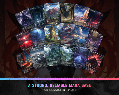 Queen Sauron waifu Commander proxy deck, presentation 12