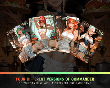 Rocco Street Chefs waifu Commander proxy deck, presentation 03