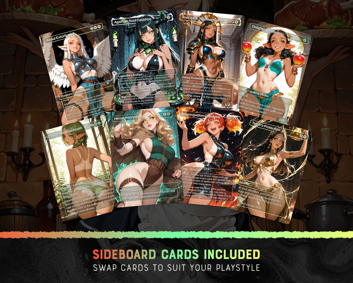 Rocco Street Chefs waifu Commander proxy deck, presentation 05