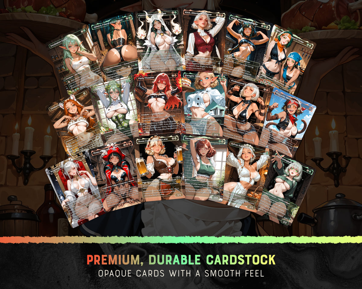 Rocco Street Chefs waifu Commander proxy deck, presentation 07