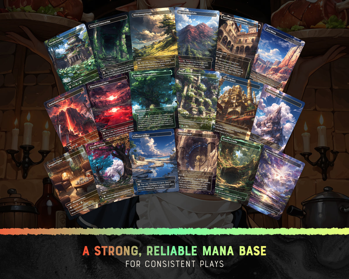 Rocco Street Chefs waifu Commander proxy deck, presentation 12