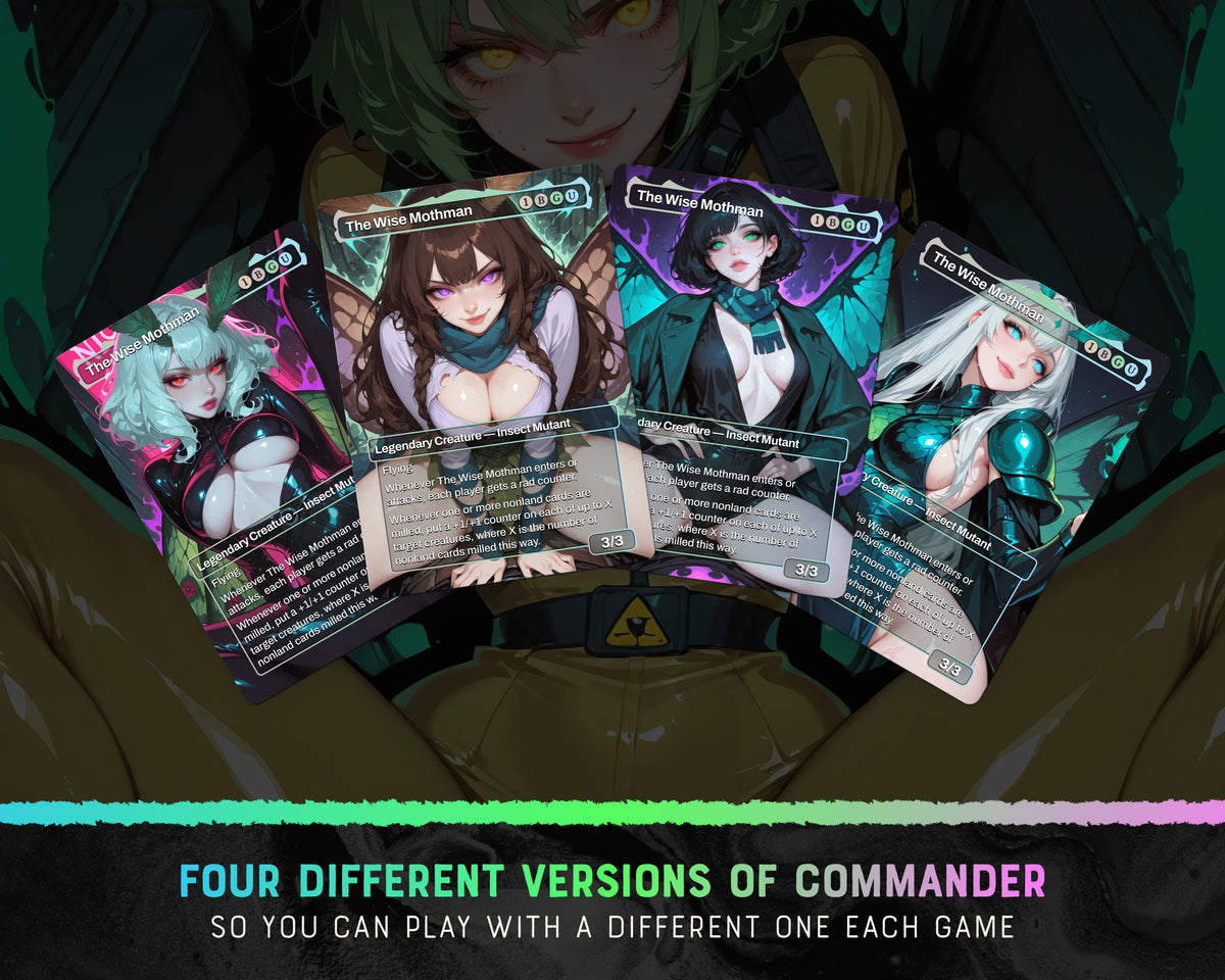 Radiation Queens waifu Commander proxy deck, presentation 03