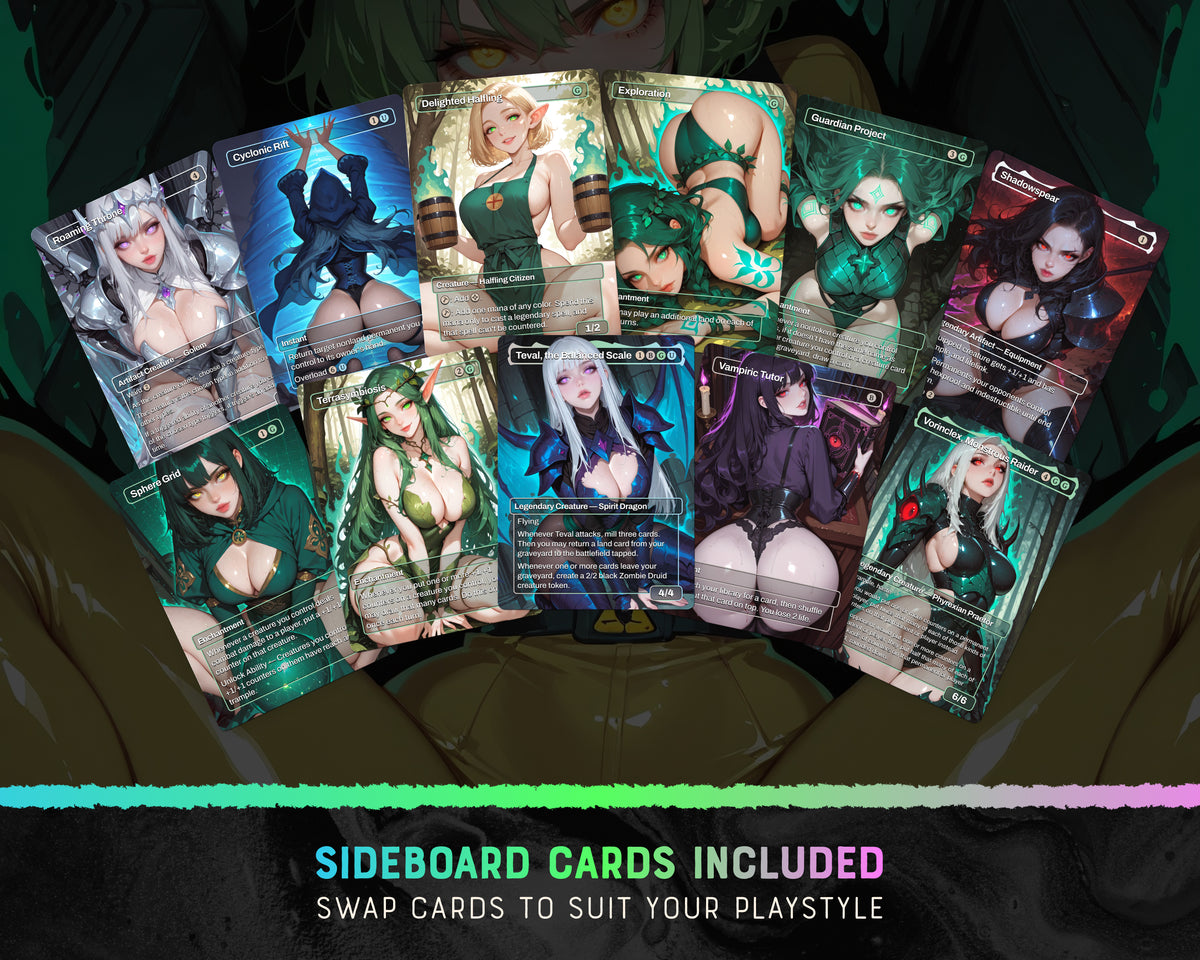 Radiation Queens waifu Commander proxy deck, presentation 05