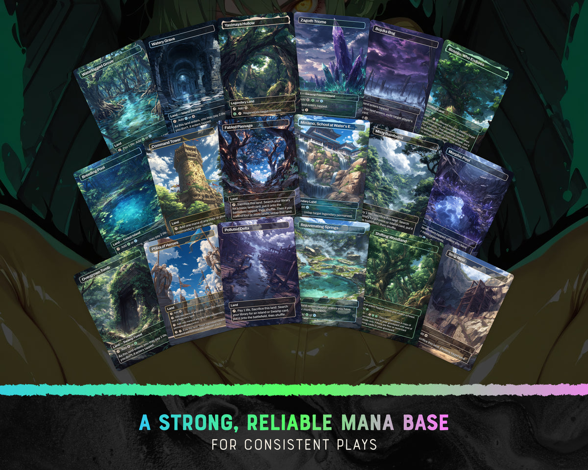 Radiation Queens waifu Commander proxy deck, presentation 12