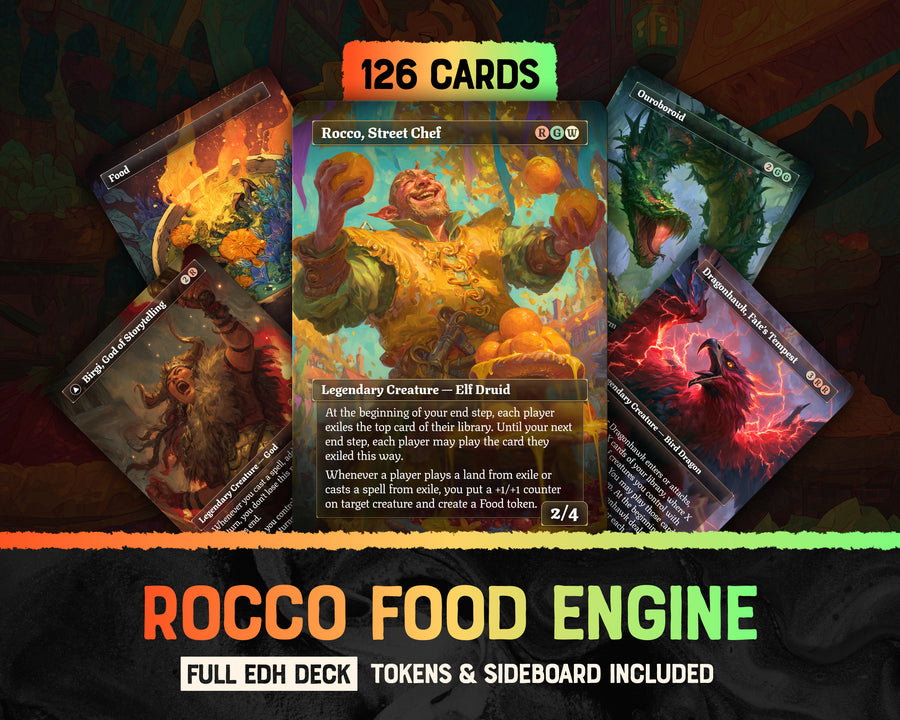 Rocco, Street Chef Fantasy Commander Proxy Deck