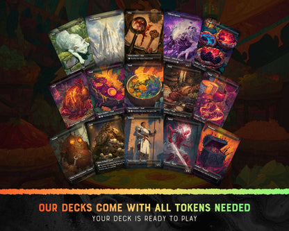Rocco Food Engine fantasy Commander proxy deck, presentation 04