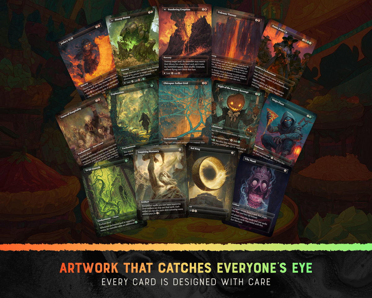 Rocco Food Engine fantasy Commander proxy deck, presentation 10