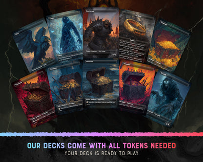Shadow of Mordor fantasy Commander proxy deck, presentation 04