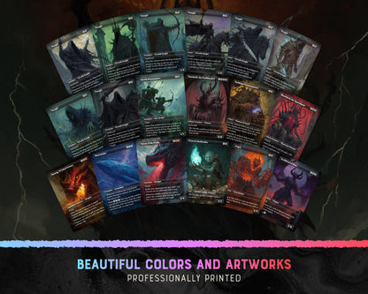 Shadow of Mordor fantasy Commander proxy deck, presentation 06