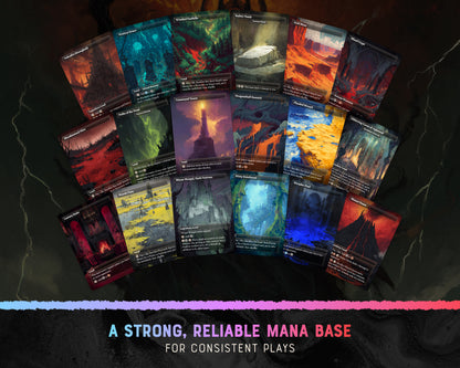 Shadow of Mordor fantasy Commander proxy deck, presentation 12