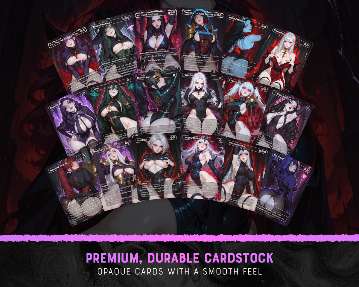 Sheoldred Apocalypse waifu Commander proxy deck, presentation 07