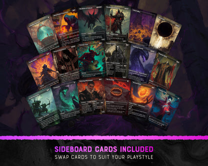 Sheoldred Torment fantasy Commander proxy deck, presentation 05