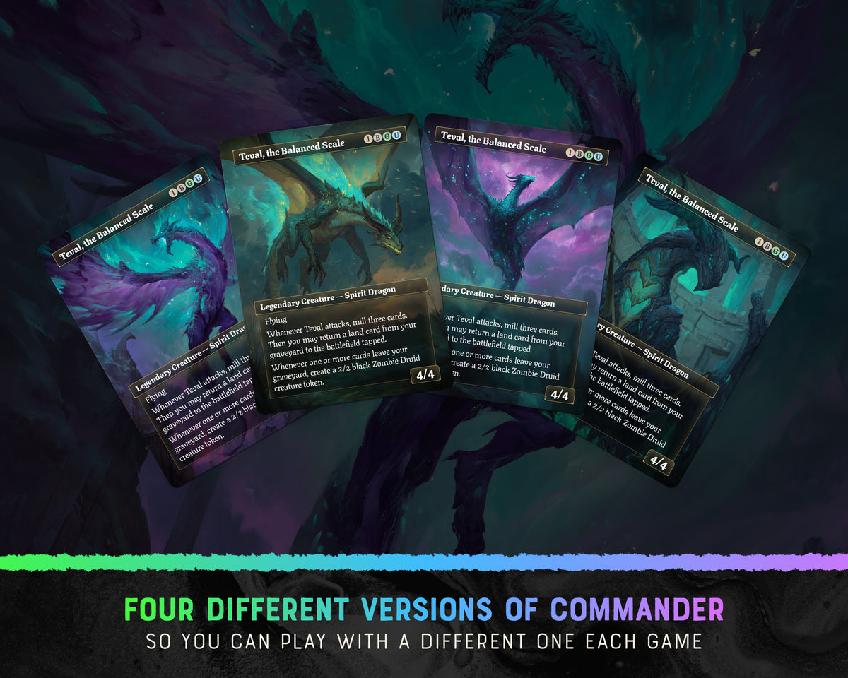 Teval Graveyard fantasy Commander proxy deck, presentation 03
