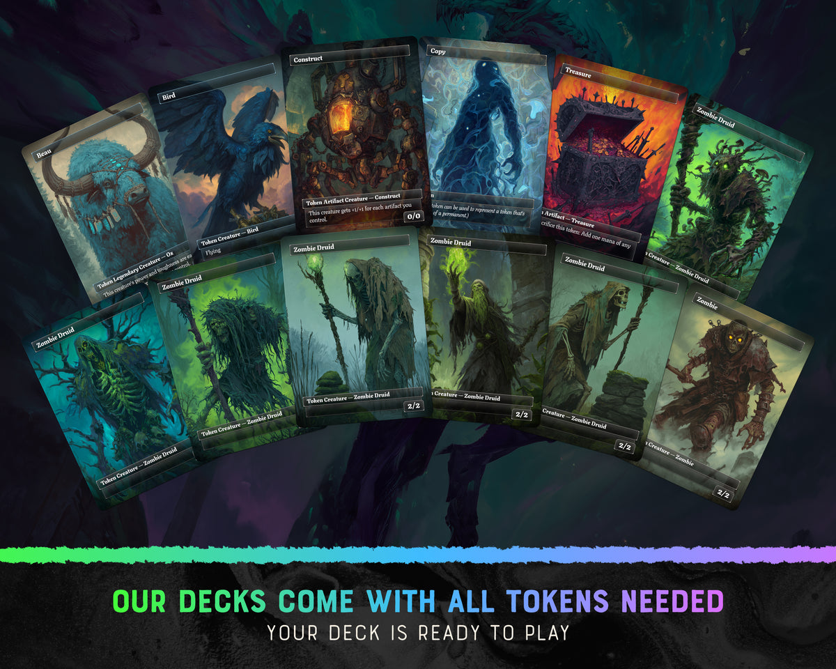 Teval Graveyard fantasy Commander proxy deck, presentation 04
