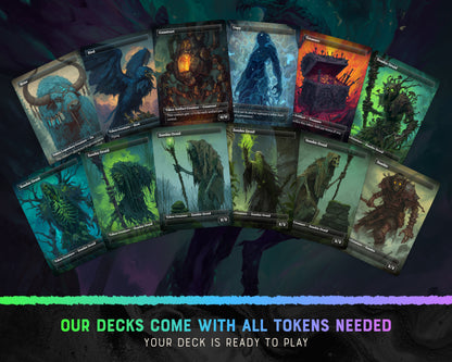 Teval Graveyard fantasy Commander proxy deck, presentation 04