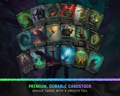 Teval Graveyard fantasy Commander proxy deck, presentation 07