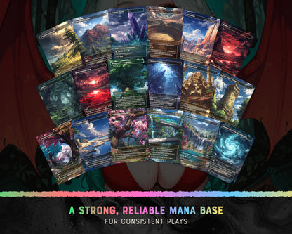 Ur-Dragon Tribal waifu Commander proxy deck, presentation 12