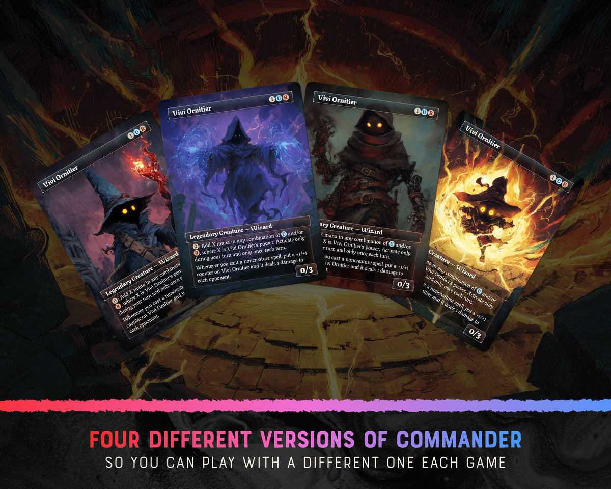 Vivi Storm fantasy Commander proxy deck, presentation 03
