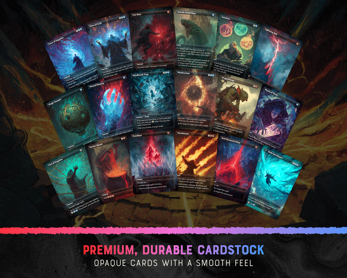 Vivi Storm fantasy Commander proxy deck, presentation 07