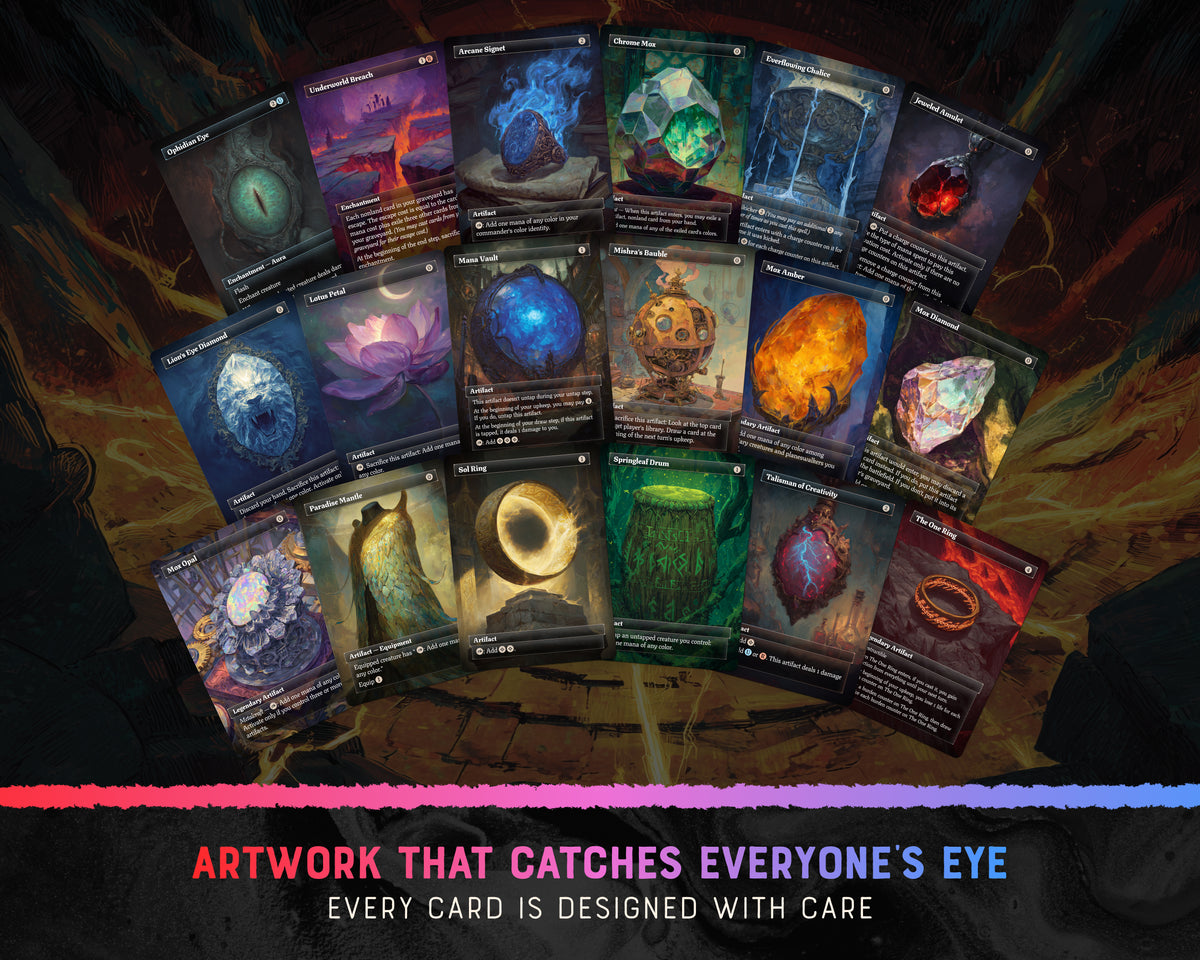 Vivi Storm fantasy Commander proxy deck, presentation 10