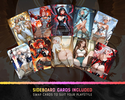 War Maidens waifu Commander proxy deck, presentation 05